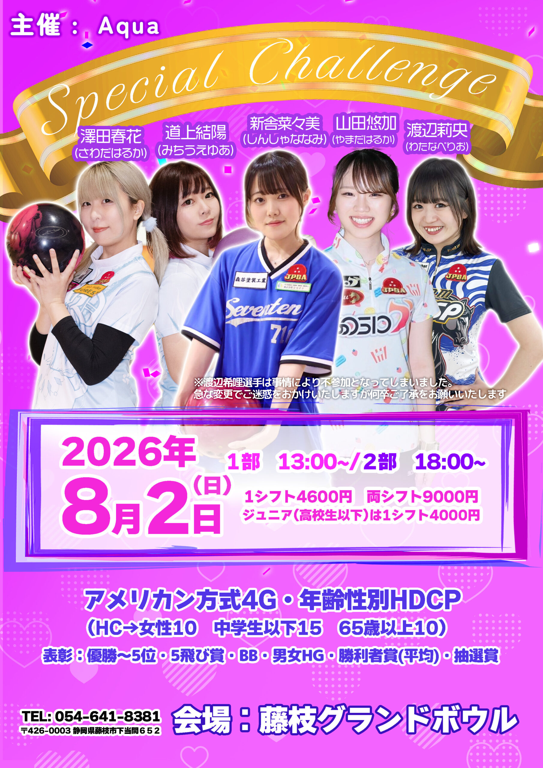 2026/8/2(日) ※7/2受付開始 Special Challenge のご案内 | 藤枝