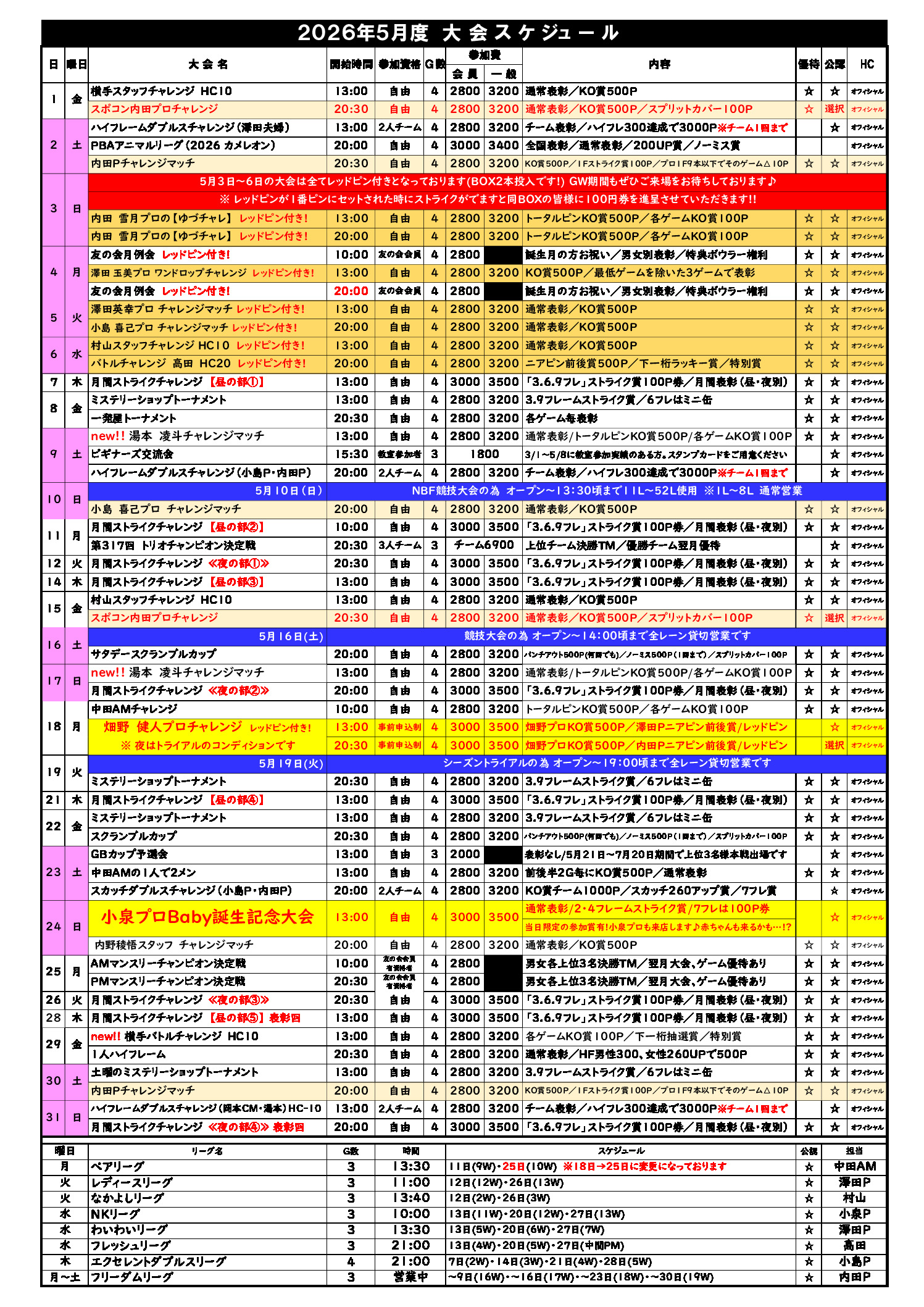大会予定　2026.5のサムネイル